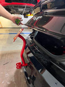 BMR 2015-2019 Ford Mustang Bolt-On Parachute Mount - Red-10