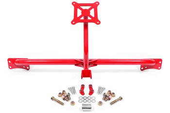 BMR 2015-2025 Ford Mustang Bolt-On Parachute Mount - Red