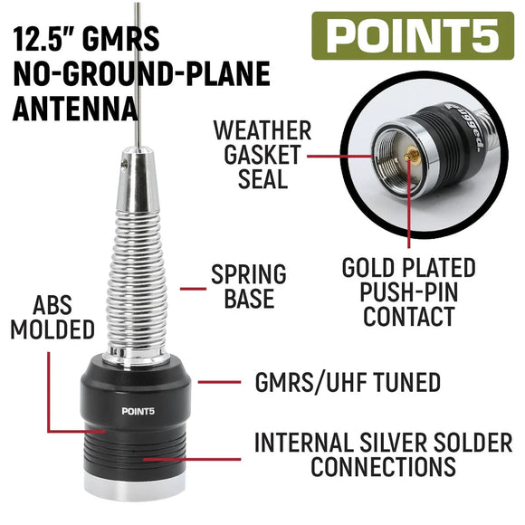 G2 Mini Radio Kit - 30W GMRS Compact Mobile Radio with Antenna