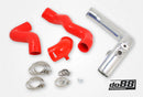 do88 SAAB 9-3 99-02 T7 Pressure Pipe w/Red Hoses-1