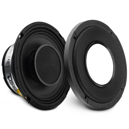 DS18 6.5in 150 Watts RMS 4 ohm Mid-Range Loudspeaker Shallow Grill Included