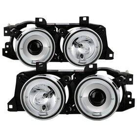 Spyder BMW E34 5-Series 89-94 Projector Headlights NO FIT 750 LED Halo Chrm PRO-YD-BMWE34-HL-C