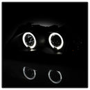 ( Spyder Signature ) BMW E46 3-Series 02-05 4DR Projector Headlights 1PC - LED Halo - Black - High H1 (Included) - Low H7 (Included)-11