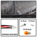 ( Spyder Signature ) BMW E46 3-Series 02-05 4DR Projector Headlights 1PC - LED Halo - Chrome - High H1 (Included) - Low H7 (Included)-8