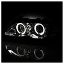 ( Spyder Signature ) BMW E46 3-Series 02-05 4DR Projector Headlights 1PC - LED Halo - Chrome - High H1 (Included) - Low H7 (Included)-10