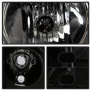 ( Spyder Signature ) BMW E46 3-Series 02-05 4DR Projector Headlights 1PC - LED Halo - Smoke - High H1 (Included) - Low H7 (Included)-6