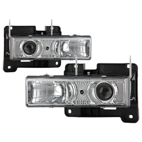 Spyder Chevy C/K Series 1500 88-99 Projector Headlights Chrm High 9005 (Not Include) PRO-YD-CCK88-C