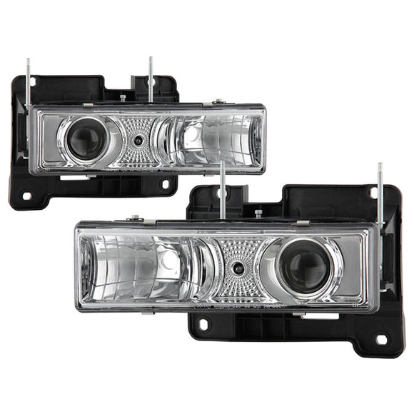 Spyder Chevy C/K Series 1500 88-99 Projector Headlights Chrm High 9005 (Not Include) PRO-YD-CCK88-C