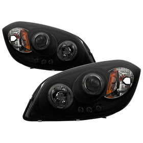 Spyder Chevy Cobalt 05-10 Projector Headlights LED Halo LED Blk Smke PRO-YD-CCOB05-HL-BSM