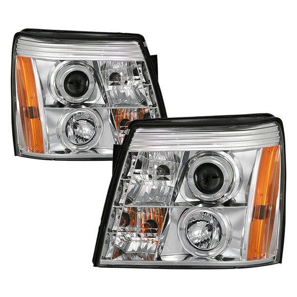 Spyder Cadillac Escalade 02-06 Projector Xenon/HID Model- LED Halo DRL Chrm PRO-YD-CE02-HID-DRL-C