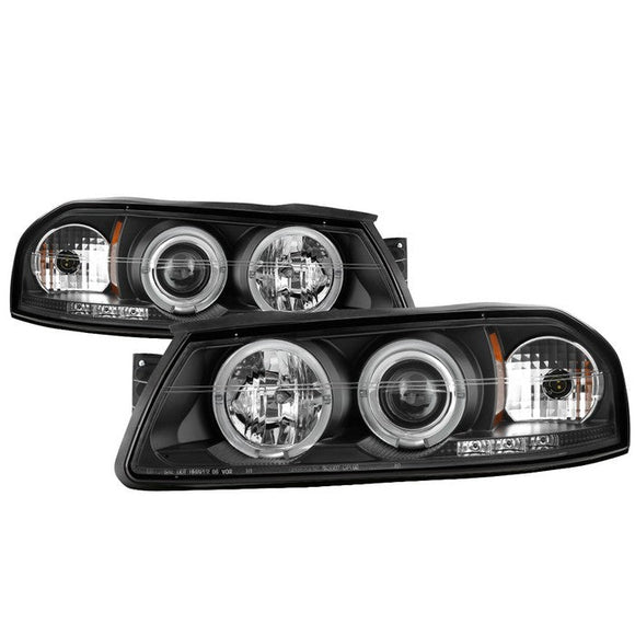 Spyder Chevy Impala 00-05 Projector Headlights LED Halo LED Black High H1 Low H1 PRO-YD-CHIP00-HL-BK