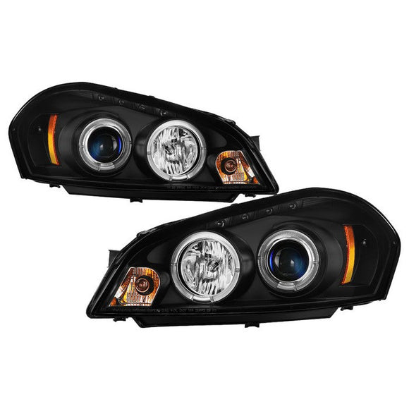 Spyder Chevy Impala 06-13 Projector Headlights LED Halo LED Blk PRO-YD-CHIP06-HL-BK