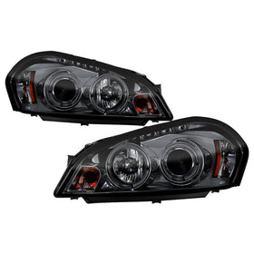Spyder Chevy Impala 06-13 Projector Headlights LED Halo LED Smke PRO-YD-CHIP06-HL-SM