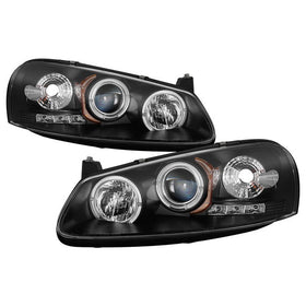 Spyder Chrysler Sebring 01-03 Projector Headlights LED Halo LED Blk PRO-YD-CSEB01-HL-BK
