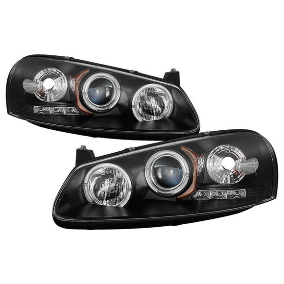 Spyder Chrysler Sebring 01-03 Projector Headlights LED Halo LED Blk PRO-YD-CSEB01-HL-BK