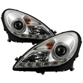 Spyder Mercedes Benz SLK 05-10 Projector Xenon/HID Model- DRL Chrm PRO-YD-MBSLK05-HID-DRL-C