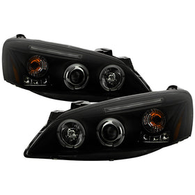 Spyder Pontiac G6 2/4DR 05-08 Projector Headlights LED Halo LED Blk Smke PRO-YD-PG605-HL-BSM