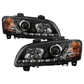 Spyder Pontiac G8 08-09 Projector Headlights DRL Black High H1 Low H7 PRO-YD-PG808-DRL-BK