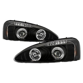 Spyder Pontiac Grand Prix 04-08 Projector Headlights LED Halo LED Blk PRO-YD-PGP04-HL-BK