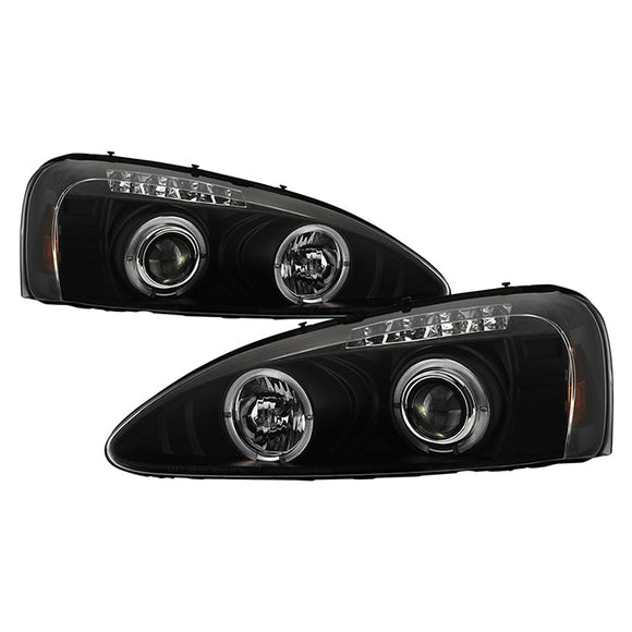 Spyder Pontiac Grand Prix 04-08 Projector Headlights LED Halo LED Blk Smke PRO-YD-PGP04-HL-BSM