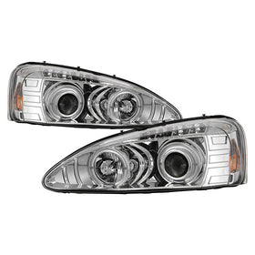 Spyder Pontiac Grand Prix 04-08 Projector Headlights LED Halo LED Chrm PRO-YD-PGP04-HL-C