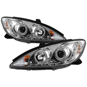 Spyder Toyota Camry 02-06 Projector Headlights DRL Chrome High H1 Low H1 PRO-YD-TCAM02-DRL-C