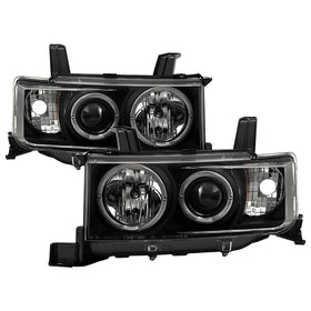 Spyder Scion XB 03-07 Projector Headlights LED Halo Black High H1 Low 9006 PRO-YD-TSXB03-HL-BK