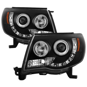Spyder Toyota Tacoma 05-11 Projector Headlights CCFL Halo LED Blk High H1 Low H1 PRO-YD-TT05-CCFL-BK