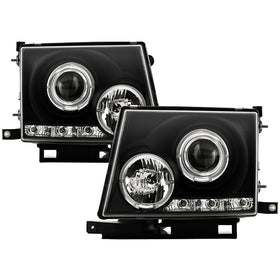 Spyder Toyota Tacoma 97-00 Projector Headlights LED Halo LED Black High H1 Low H1 PRO-YD-TT97-HL-BK