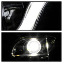 Spyder Volkswagen Mk6 Jetta Projector Headlights DRL - Black-11