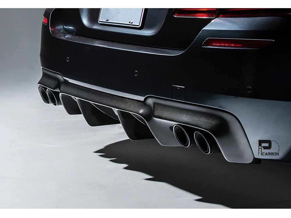 2011-2016 BMW M5 (F10) VSX Carbon Fiber Rear Diffuser - 0