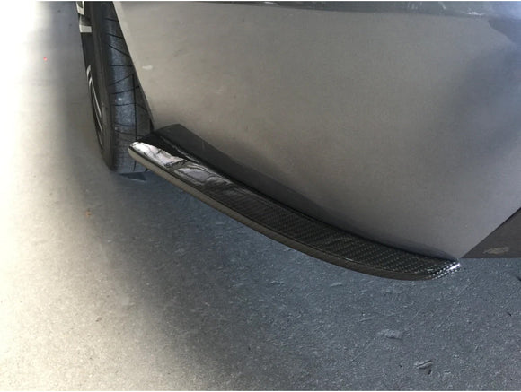 PhaseCarbon Carbon Fiber Rear Bumper Splitters - BMW 5 Series (F10)