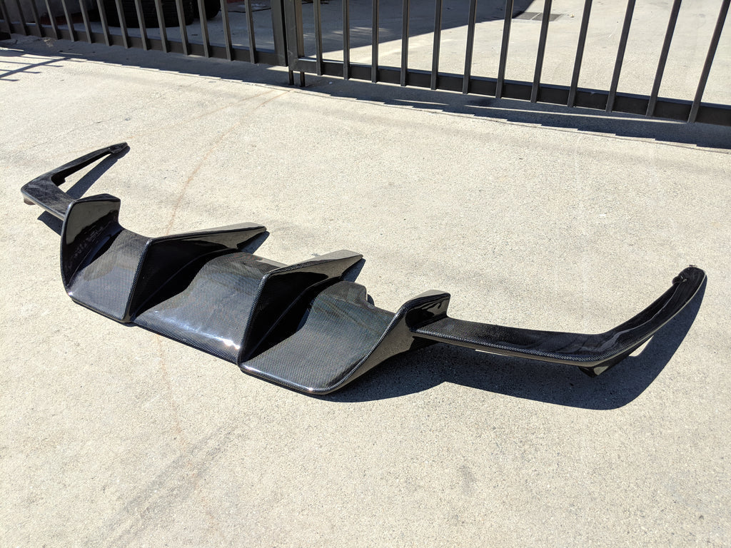 PhaseCarbon VSX Carbon Fiber Rear Diffuser - BMW M6 (F12 / F13)