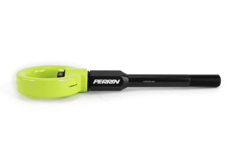 Perrin 15-17 Subaru WRX/STI Tow Hook Kit (Front) - Neon Yellow - 0