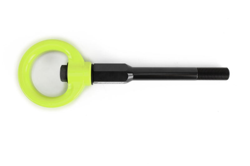 Perrin 08-14 Subaru WRX/STI Sedan Tow Hook Kit (Rear) - Neon Yellow - 0