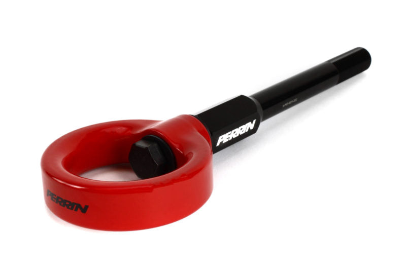 Perrin 08-14 Subaru WRX/STI Sedan Tow Hook Kit (Rear) - Red