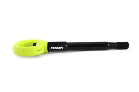 Perrin 2022 Subaru WRX / 18-21 Crosstrek / 14-21 Forester Tow Hook Kit (Front) - Neon Yellow - 0