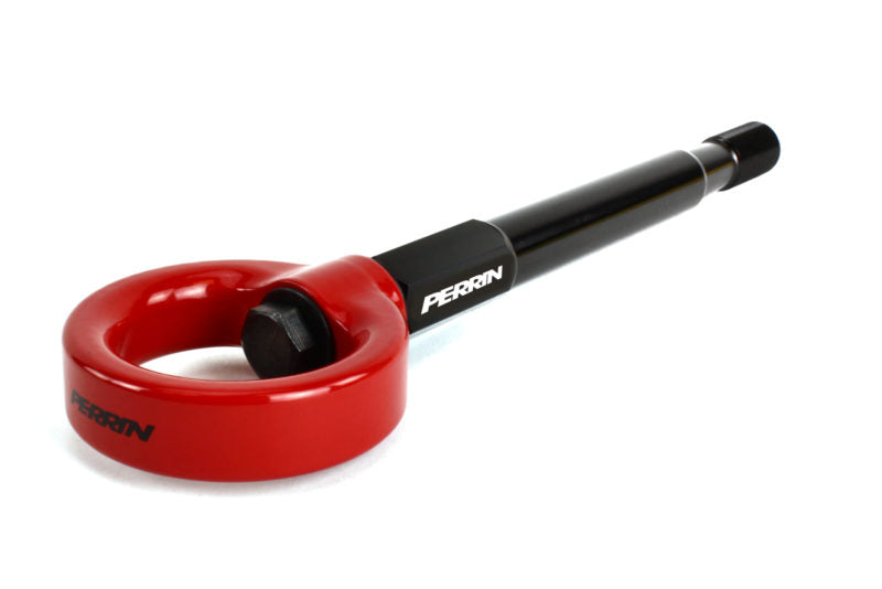 Perrin 14-19 Subaru Forester/Ascent Tow Hook Kit (Rear) - Red