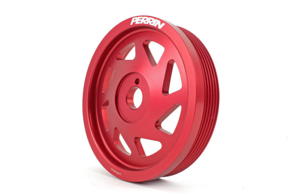 Perrin 13 Subaru BRZ / 13 Scion FR-S / 12-13 Subaru Impreza Crank Pulley - Red