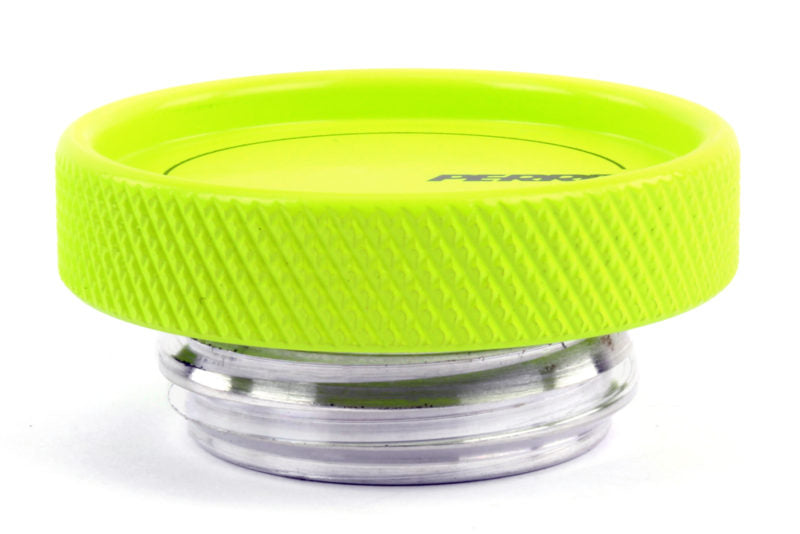 Perrin 02-21 Subaru WRX / 2022 BRZ & GR86 / 04-21 STI / 00-18 Forester XT Oil Fill Cap - Neon Yellow - 0