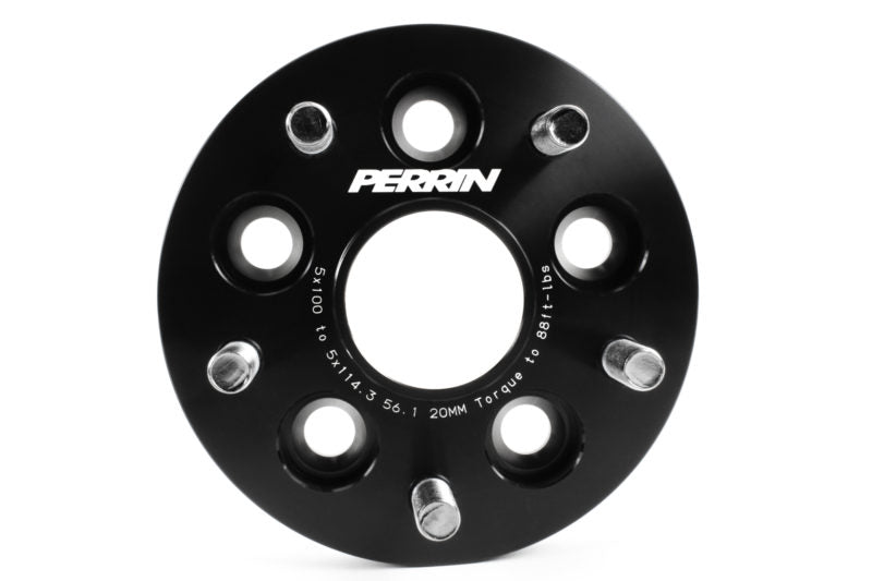 Perrin Wheel Adapter 25mm Bolt-On Type 5x100 to 5x114.3 w/ 56mm Hub (Set of 2)