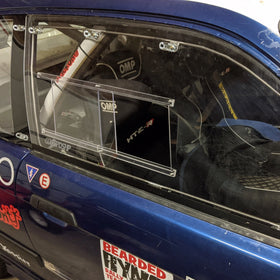 Polycarbonate Door Windows w/slider Kit - E36 Coupe