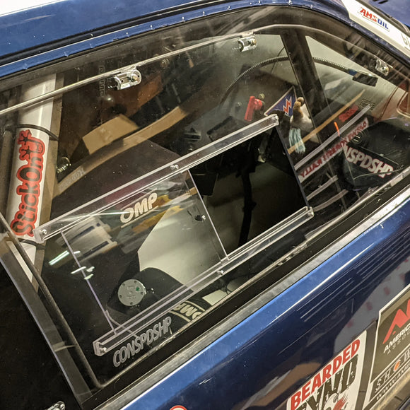 Polycarbonate Door Windows w/slider Kit - E36 Coupe