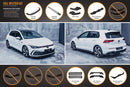 Flow Designs VW MK8 Golf GTI Full Lip Splitter Set - No Accessories-4