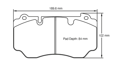 Pagid U-4941 Racing Pad - RSC1 Compound