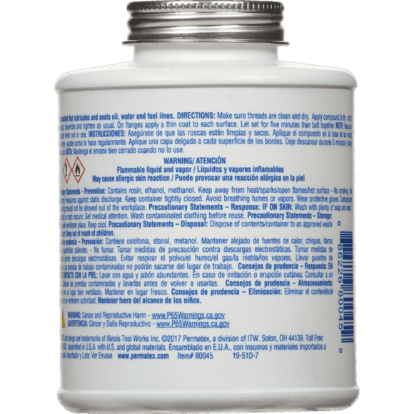 Permatex Pipe Joint Compound, 473 ml