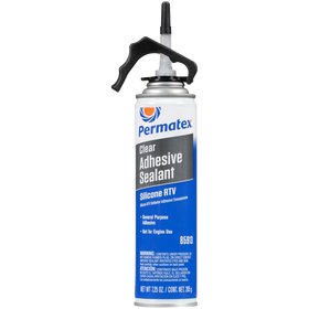 Permatex Clear Rtv Silicone Sealant 66, 205G Power
