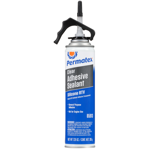 Permatex Clear Rtv Silicone Sealant 66, 205G Power