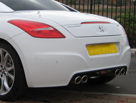 Zunsport Peugeot RCZ Quad Exhaust Conversion - 1.6 156hp - Silver finish