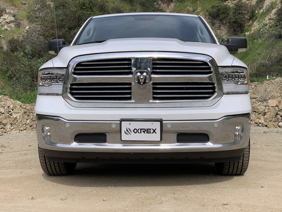 AlphaRex 09-18 Dodge Ram 1500HD NOVA LED Projector Headlights Plank Style Design Chrome w/DRL